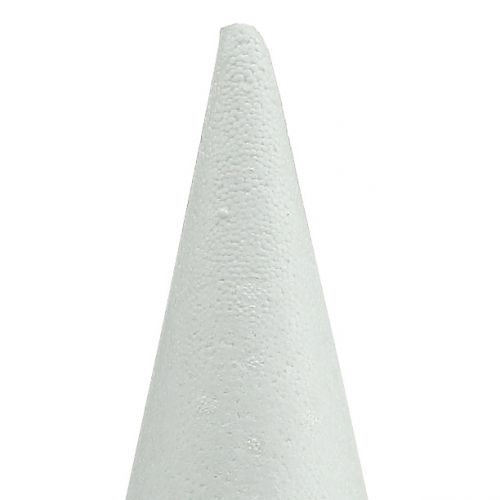 Prodotto Coni di polistirolo bianchi 14 cm x 7 cm 10 pz