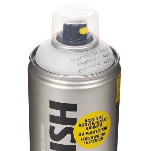 Vernice spray trasparente opaca, resistente ai raggi UV, senza acidi, Montana, bombolette da 400 ml | Floristik24.it