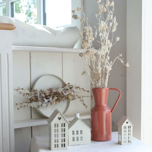 Prodotto Elegante mini casa per lumini da tè come decorazione da tavolo 15 cm