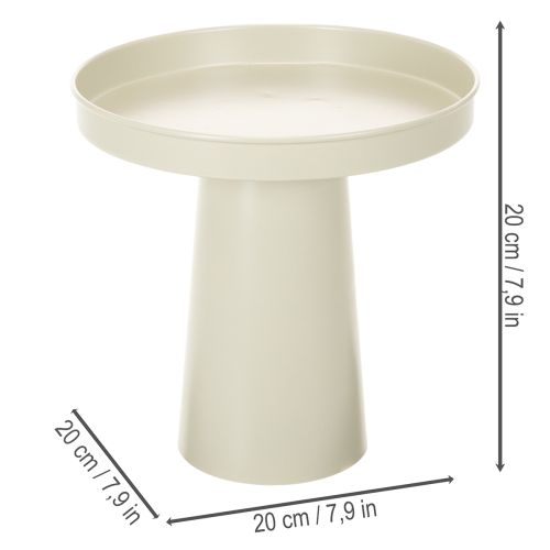 Vassoio decorativo, piatto per candele e statuine, 20 cm | Floristik24.it