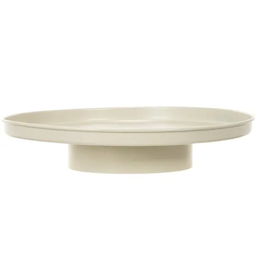 Vassoio decorativo in metallo da 30 cm, sottovaso per piante. | Floristik24.it
