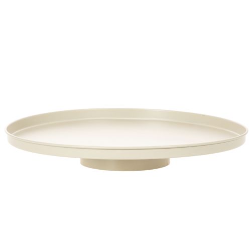 Piatto decorativo in metallo a forma di fiore, rotondo, 41 cm, da tavolo. acquistare | Floristik24.it