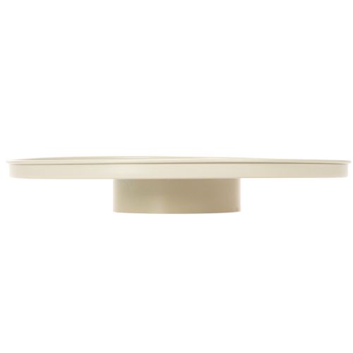 Piatto decorativo in metallo a forma di fiore, rotondo, 41 cm, da tavolo. | Floristik24.it