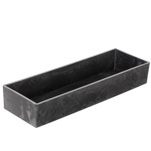 Vassoio rettangolare con manici, vassoio decorativo per tavolo, 32 cm