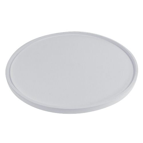Floristik24 Vassoio rotondo bianco Ø39cm