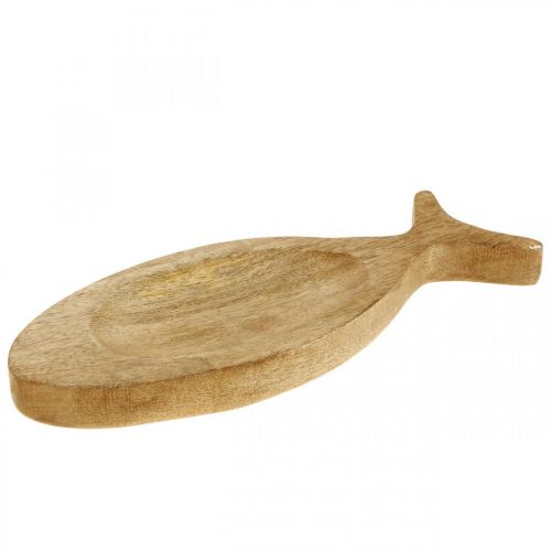 Prodotto Vassoio decorativo pesce in legno vassoio in legno piatto in legno 30x3x12cm