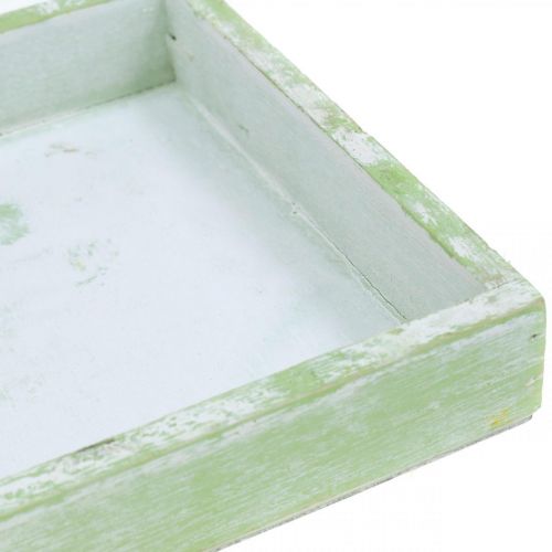Floristik24 Vassoio decorativo, vaso per fioriera, sottobicchiere, decorazione da tavola L32cm