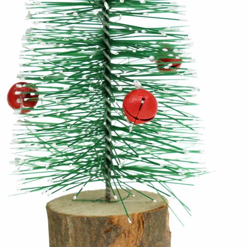 Prodotto Albero di Natale verde ricoperto di neve Ø5cm H15cm 6 pz