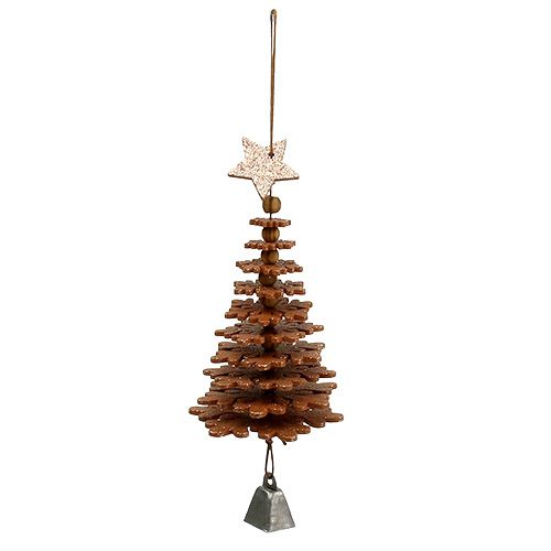 Albero di natale da appendere, addobbi natalizi, addobbi per albero di natale rame H12cm 29cm