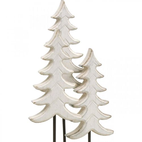 Floristik24 Decorazione natalizia in legno di abete bianco su base H28cm