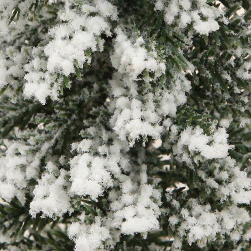 Floristik24 Decorazione per albero di Natale con verde neve bianco Ø6cm H30cm 3 pezzi