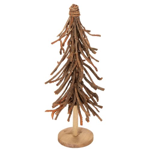 Albero di Natale realizzato con rami di salice su base di legno, 48 cm acquistare | Floristik24.it