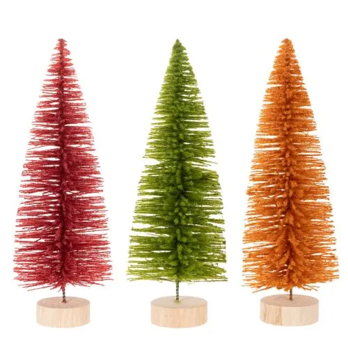 Albero di Natale artificiale, albero decorativo per la tavola, 31 cm, 3 pezzi | Floristik24.it