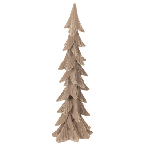 Piccolo albero di Natale decorativo innevato, decorazione da tavolo, 44 cm