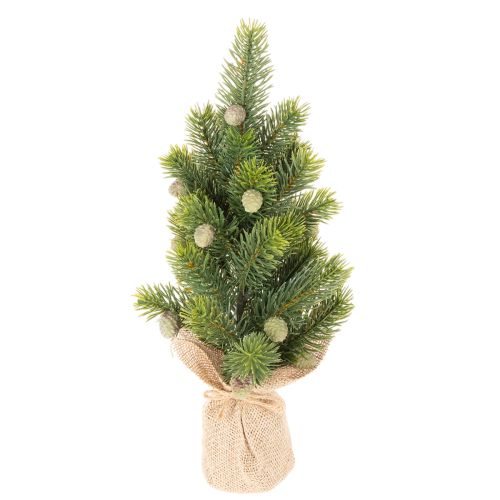 Albero di Natale artificiale in sacco di iuta, piccola decorazione da tavolo, mini albero di Natale, 38 cm acquistare | Floristik24.it