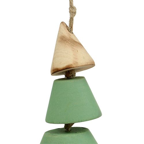 Prodotto Decorazioni per l&#39;albero di Natale, albero di Natale da appendere, Natale verde / naturale H10cm L24cm 4 pezzicm