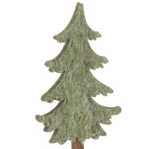 Albero di Natale decorativo su bastoncino per vasi e composizioni alte, 45 cm, 6 pezzi | Floristik24.it