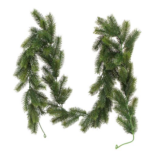 Ghirlanda di abete verde artificiale Ghirlanda di Natale 165 cm