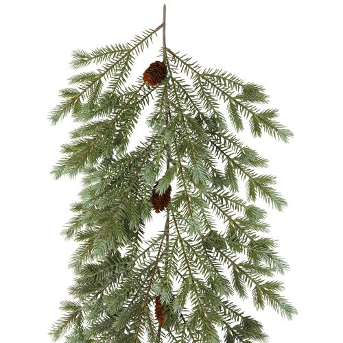 Prodotto Ghirlanda di abete Ghirlanda natalizia verde con pigne 180 cm