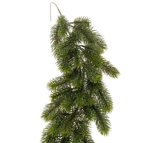 Ghirlanda artificiale di abete, verde, per decorazioni festive, 180 cm