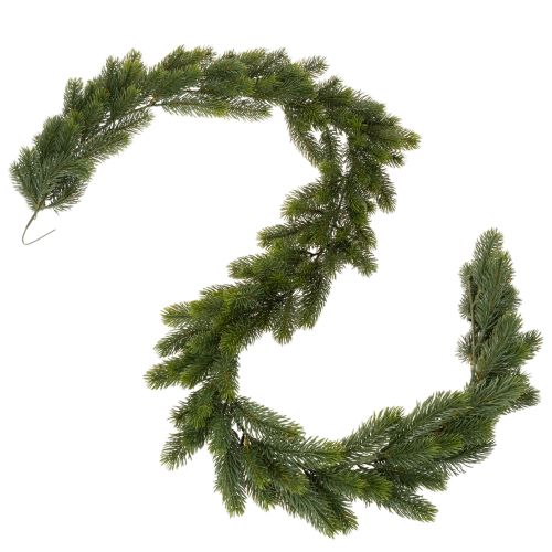 Ghirlanda artificiale di abete, verde, per decorazioni festive, 180 cm | Floristik24.it