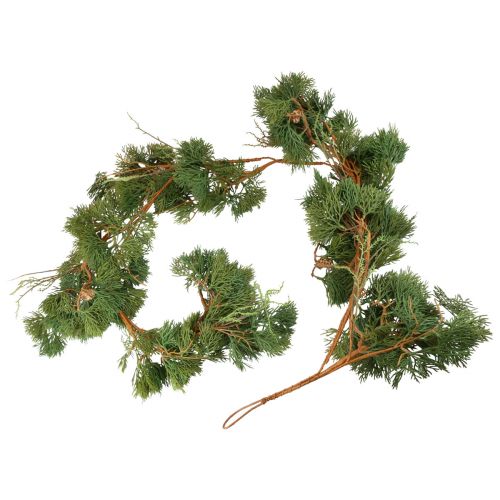 Ghirlanda di abete Ghirlanda natalizia di piante artificiali verdi 160 cm