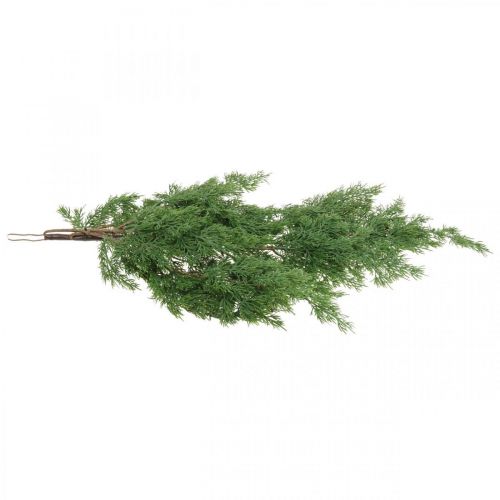 Floristik24 Ramo di cipresso artificiale verde da appendere a 5 rami decorativi 75cm