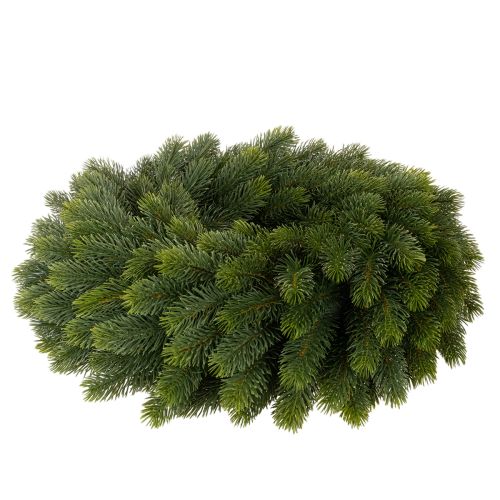Ghirlanda artificiale di rami di abete, verde, rotonda, 50 cm | Floristik24.it