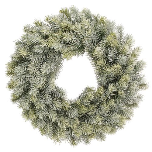Floristik24 Ghirlanda di abete Ghirlanda decorativa ghiacciata abete verde artificiale Ø40cm