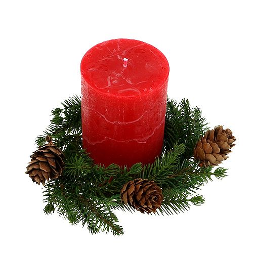 Ghirlanda di abete con coni Ø11cm 6pz
