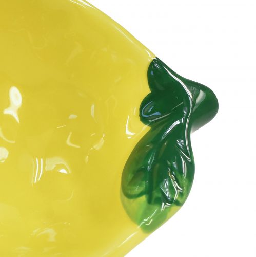 Floristik24 Ciotole per tapas in ceramica decorazione da tavola al limone 28,5 cm H4 cm