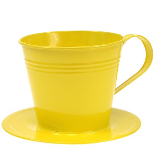Floristik24 Tazze di metallo colori assortiti Ø12cm H10cm 8pcs