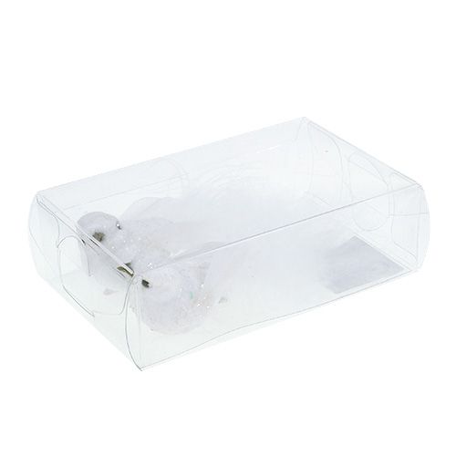 Prodotto Colomba sulla clip bianco 14 cm 2 pezzi