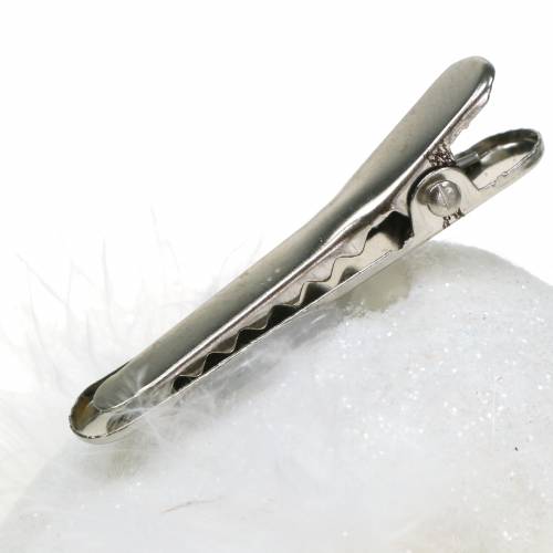 Prodotto Colomba sulla clip bianco 14 cm 2 pezzi