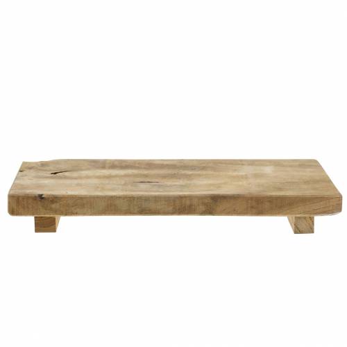 Floristik24 Vassoio in legno teak natura 29 × 15 cm
