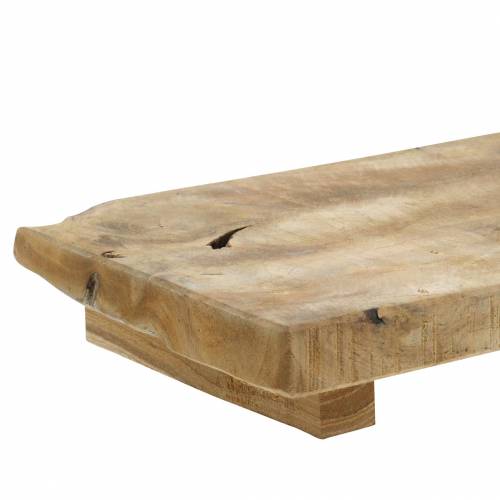 Floristik24 Vassoio in legno teak natura 29 × 15 cm