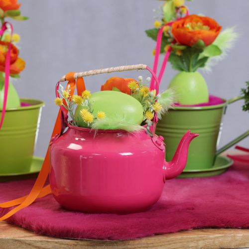 Prodotto Teiera, stile country nostalgico, decorativa per soggiorno o cucina, 15 cm