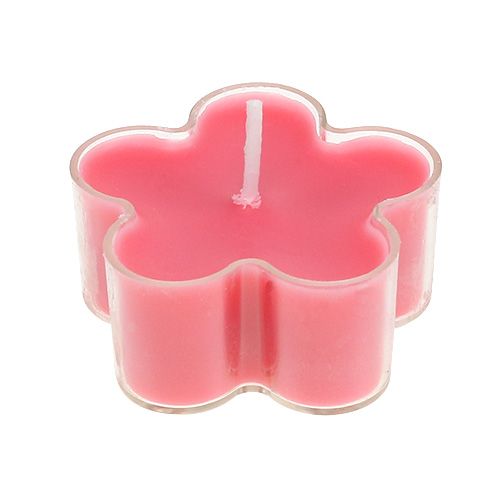 Floristik24 Fiore Tealight con profumo Ø4,5cm x 2cm 6 pezzi