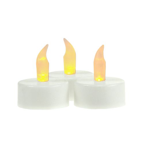 Prodotto Lumini da tè a LED con batteria Ø4cm per interno 6 pz