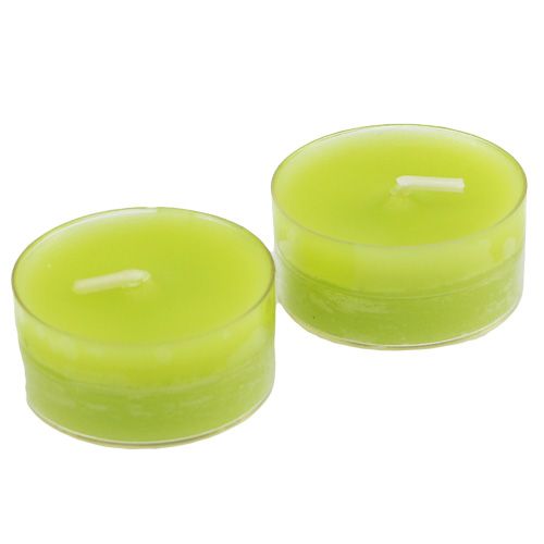 Floristik24 Tea light verdi 18 pz