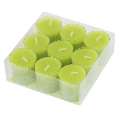 Floristik24 Tea light verdi 18 pz