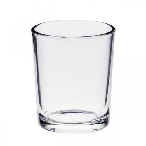 Floristik24 Bicchieri tealight trasparenti Ø5cm H6,5cm 24 pz