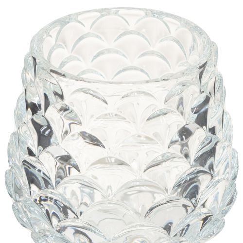 Prodotto Portacandele in vetro conico con base H19,5/22,5 cm, set da 2