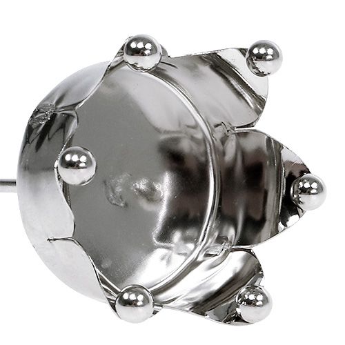 Prodotto Corona porta tealight argento Ø4,8 cm 4 pz