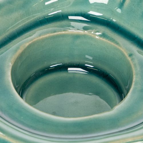 Prodotto Portacandele decorativo a forma di conchiglia, da tavolo, per bagno, soggiorno, 16 cm