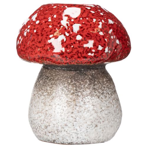 Fungo decorativo, amanita muscaria, portacandele come decorazione da tavola, 9 cm | Floristik24.it