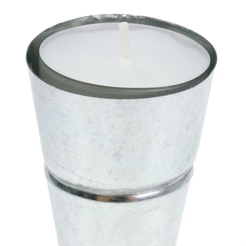 Prodotto Porta tealight argento Ø4,5cm H14cm 8 pezzi