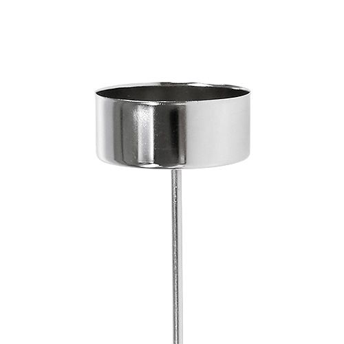 Prodotto Porta tealight per collegare argento 21 cm 8 pz