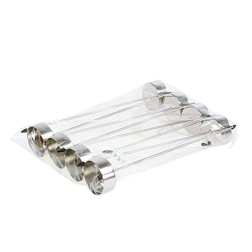 Prodotto Porta tealight per collegare argento 21 cm 8 pz