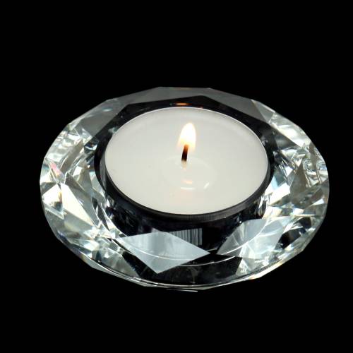 Prodotto Porta tealight portacandele diamante chiaro Ø7cm